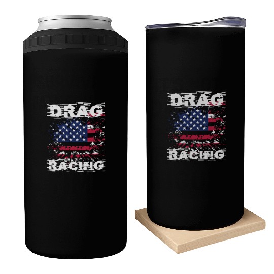 Drag Racing USA Can Coolers