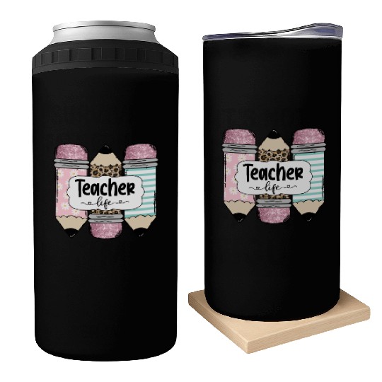 Teacherlife sublimation Can Coolers
