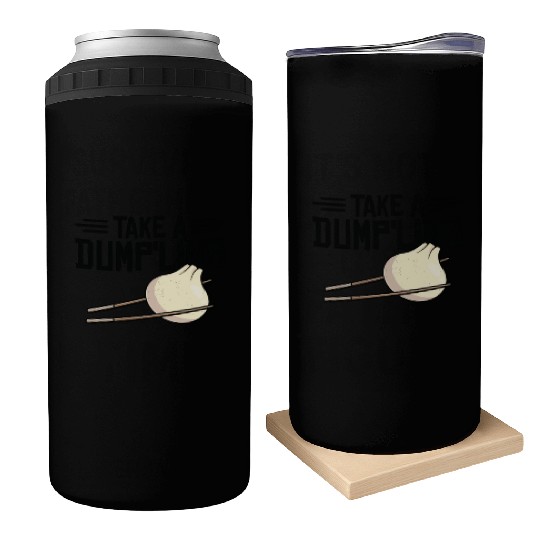 Dumpling Asian Food Chinese Food Fan Can Coolers