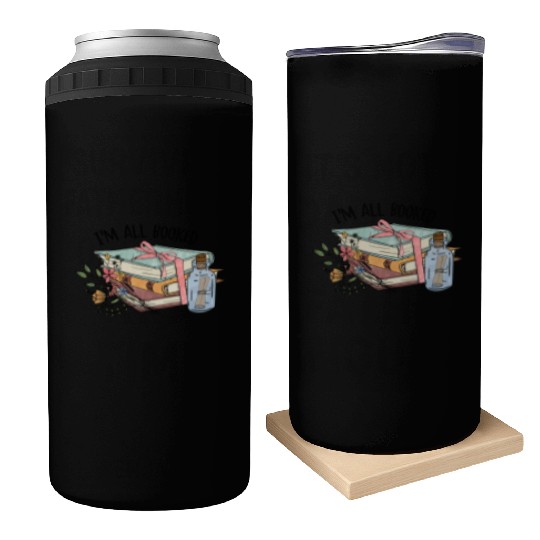I m all booked sublimation Can Coolers