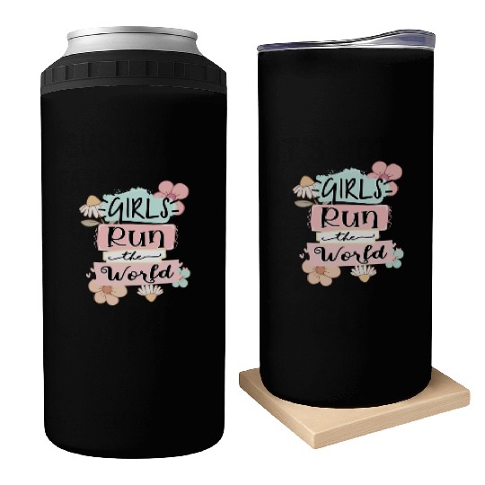 Girls Run the World sublimation Can Coolers