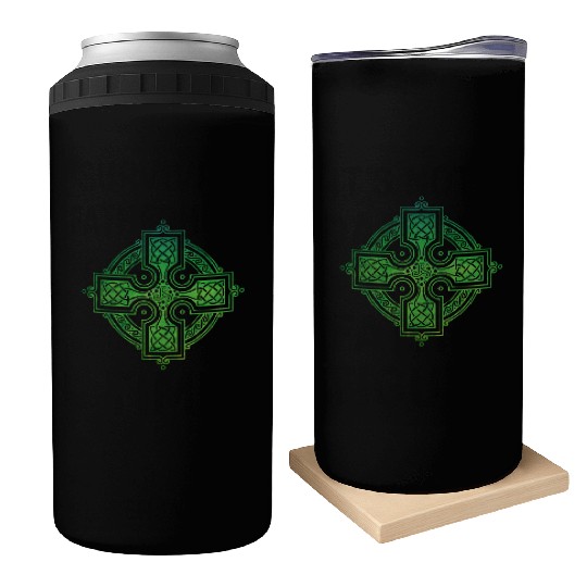 Celtic Cross Can Coolers