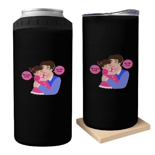 Funny and Best Dad Gift, Girl Dad Father's day Can Coolers