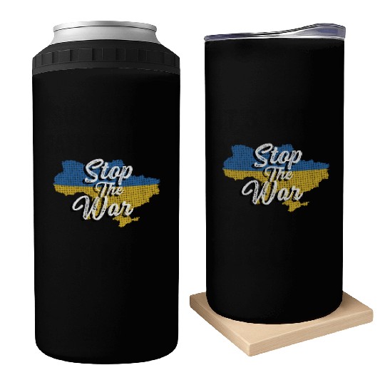 Stop the War Peaceful Activist Gift Can Coolers