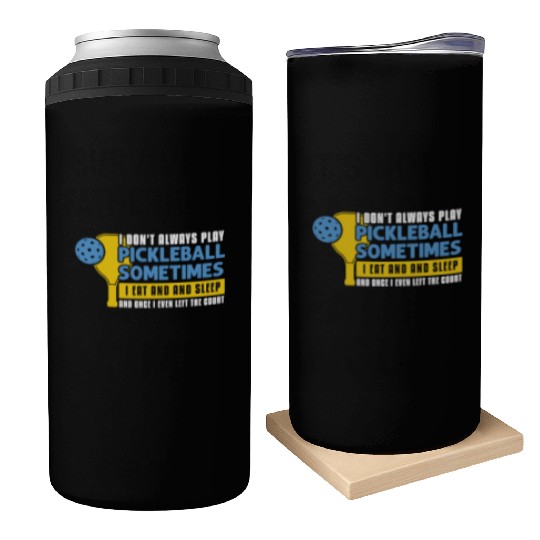 Pickleball Lovers Funny Pickleball Can Coolers