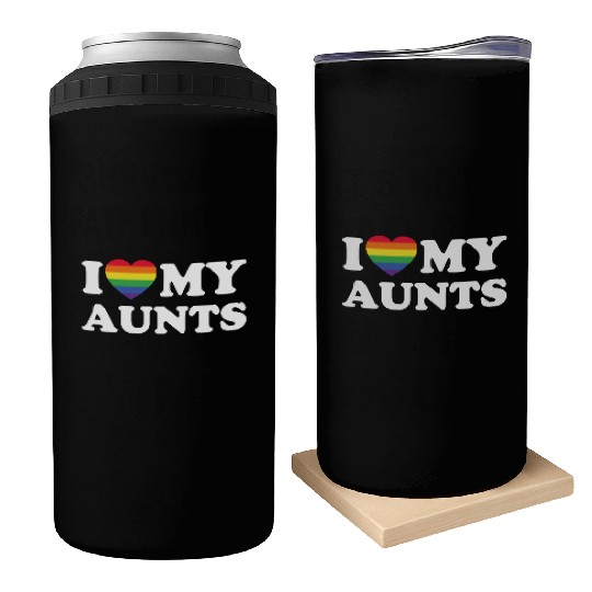 LGBTQ I Love My Aunts Aunties Lesbian Trans Can Coolers
