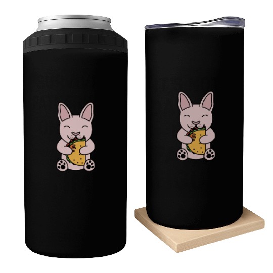 Sphynx Cat Taco Lover Can Coolers