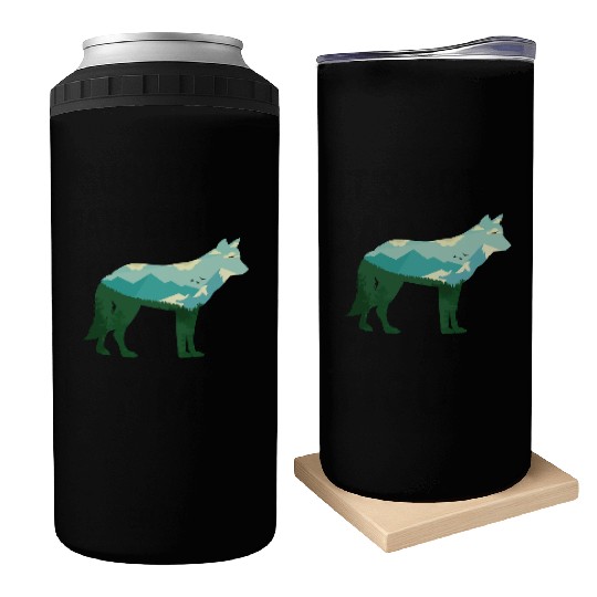 Mountain Wolf Can Coolers