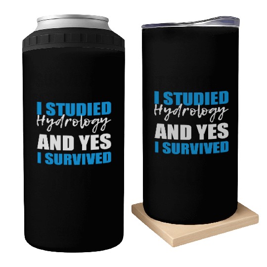 Yes I Survived Graduate Student Gift Can Coolers