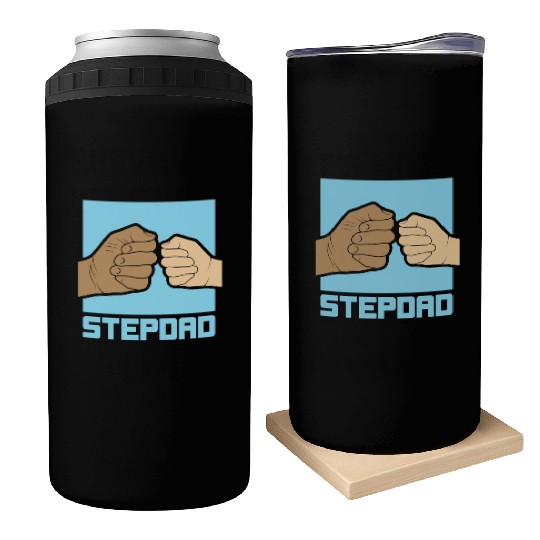 Stepdad Stepfather Fathers Day Step Dad Sayings Can Coolers