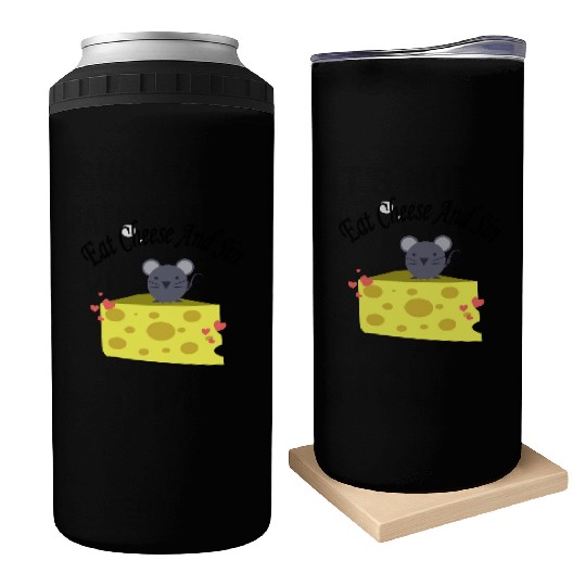 Eat cheese and sin, Best Street art! Classic Can Coolers