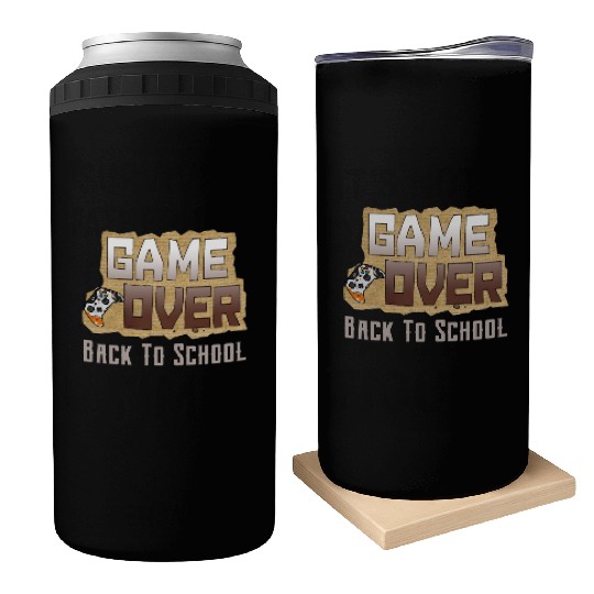Game Over Back To School Can Coolers