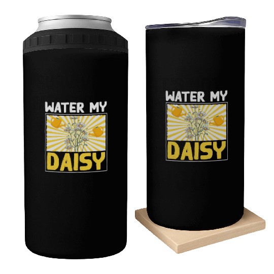Daisy Garden Gardening Gardener Can Coolers