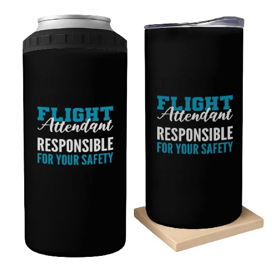 Responsible for Safety Cabin Crew Gift Can Coolers