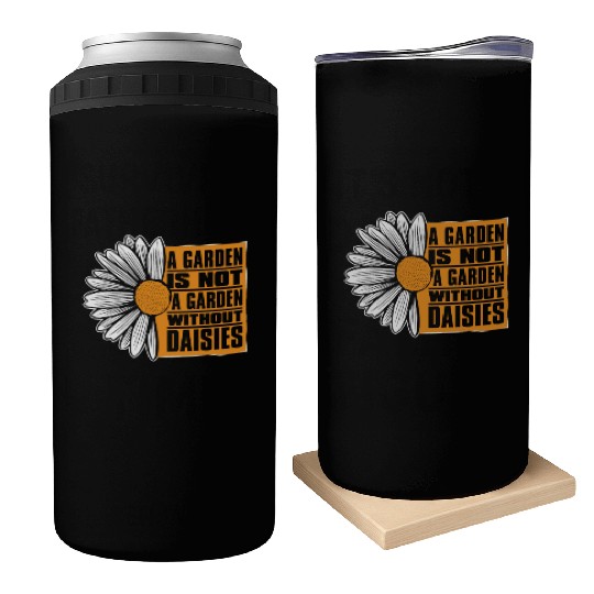 Daisy Garden Gardening Gardener Can Coolers