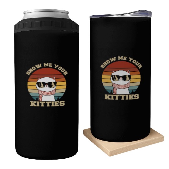 Show me your Kitties Cat Lover Can Coolers