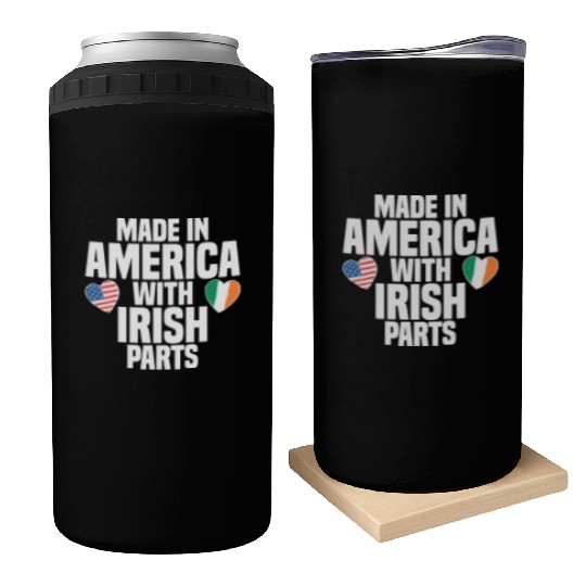 MADE IN AMERICA WITH IRISH PARTS Can Coolers