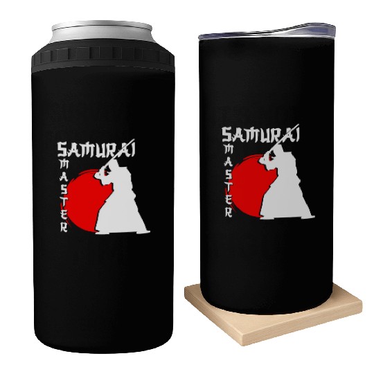 Japan Katana Martial Arts Honor Can Coolers