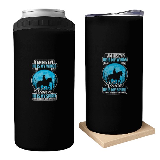 Horseback riding equestrian sport friends Can Coolers