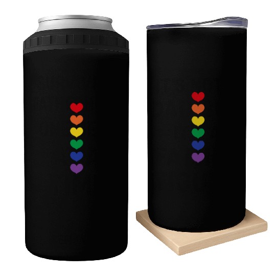 Lgbtq Gay Pride Month Rainbow Love Is Love Can Coolers
