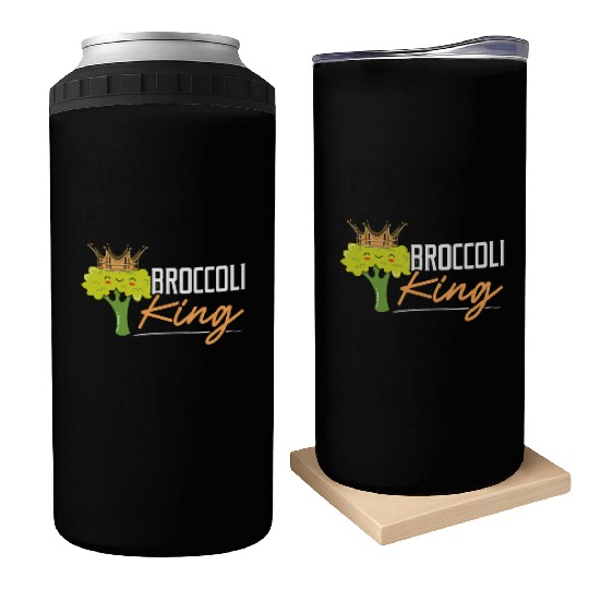 Broccoli King Broccoholic Vegetable Vegetarian Can Coolers
