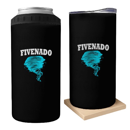 5th Birthday Tornado Fivenado Can Coolers