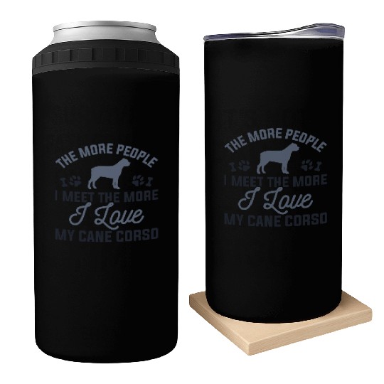 I Love My Cane Corso Can Coolers
