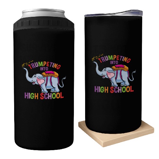 Elephant Trumpeting Into High School Can Coolers