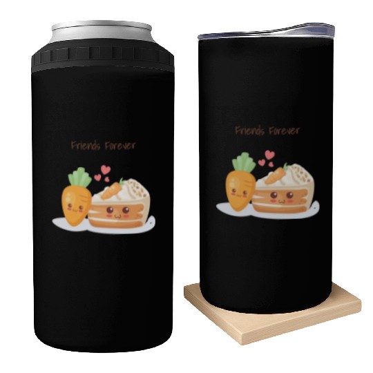 Friends Forever Carrot & Cake Can Coolers