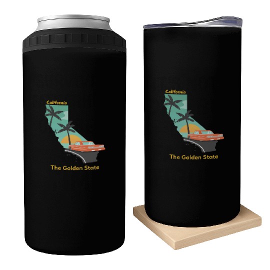 California The Golden State Can Coolers