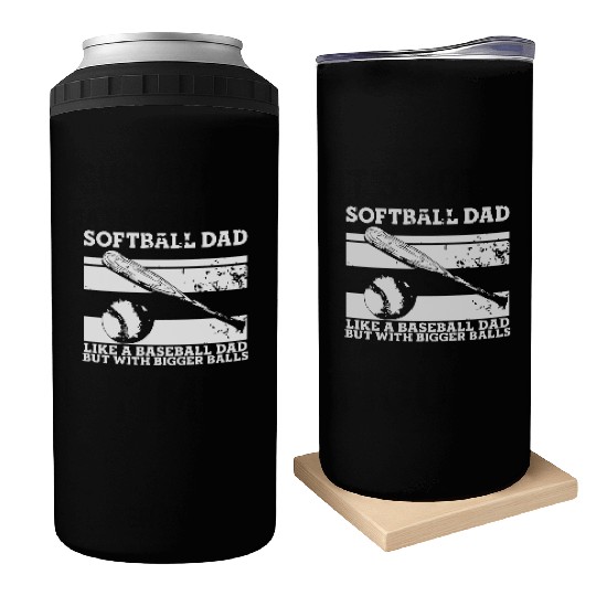 Softball Dad Can Coolers
