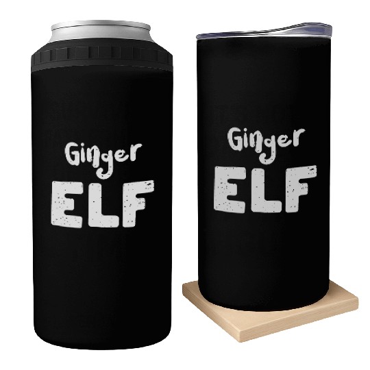 Ginger Elf - Christmas Elf Can Coolers