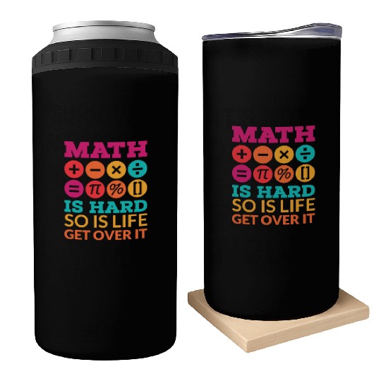 Funny Math Teacher Mathematician Education Joke Can Coolers