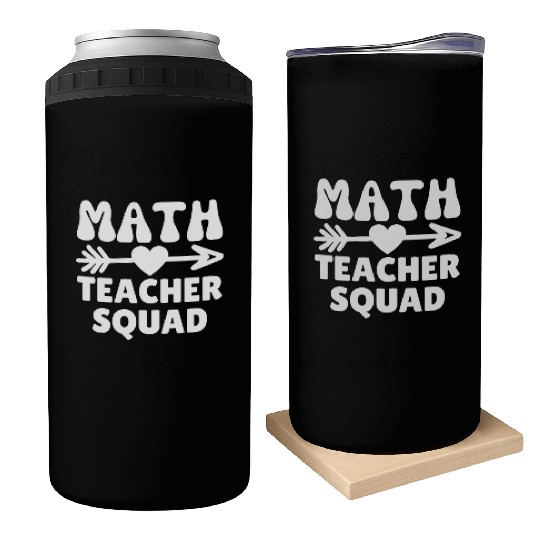 Math Teacher Squad Math Lover Can Coolers