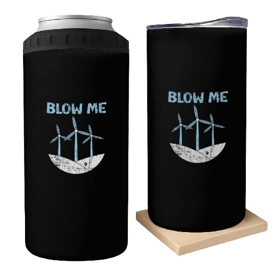 Blow Me Wind Renewable Energy Windtech Windmill Can Coolers