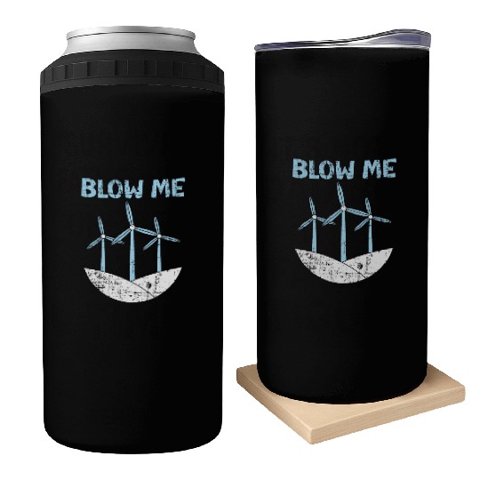 Blow Me Wind Renewable Energy Windtech Windmill Can Coolers