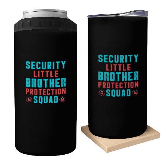Security Little Brother Protection Squad Can Coolers