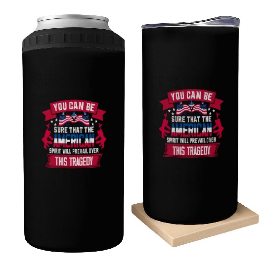 Patriot Day 9 11 American Spirit Can Coolers