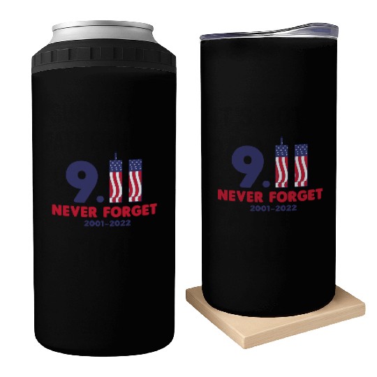 911 Never Forget 2001-2022 Patriot day Can Coolers
