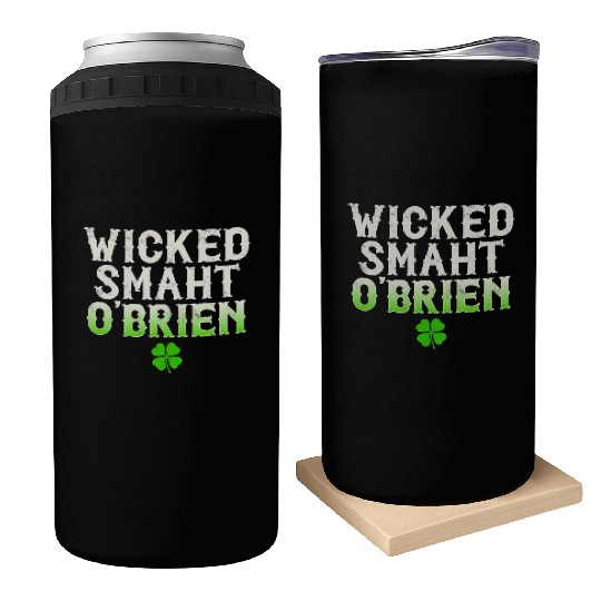 Wicked Smaht O'Brien Clan Boston Irish Slang Can Coolers