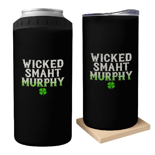 Wicked Smaht Murphy Clan Boston Irish Slang Can Coolers