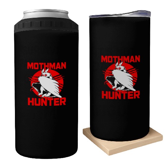 Cryptozoologist Cryptid Folklore Funny Mothman Can Coolers