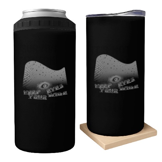 Eyes Wide Winter Come 2 The Light Grey Can Coolers