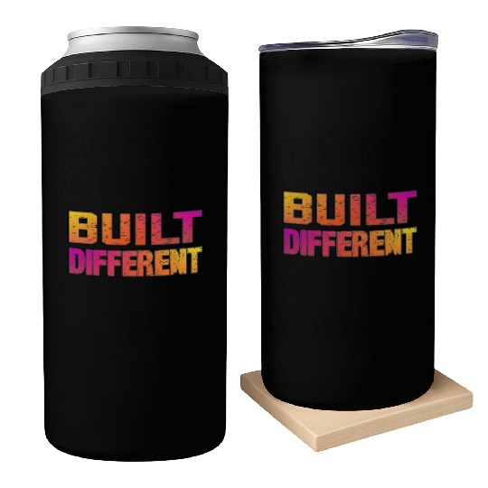 Built Different On Another Level Funny Gaming Can Coolers