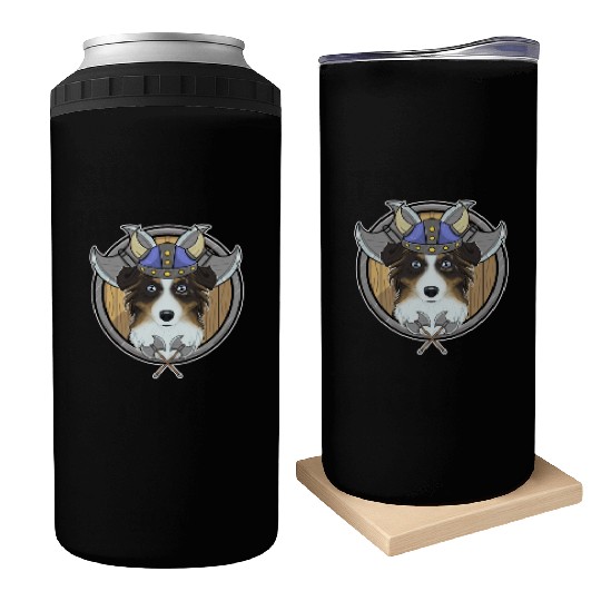 Australian Shepherd I Valhalla I Viking Can Coolers