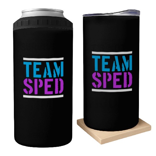 Special Education Teacher Team Sped Can Coolers