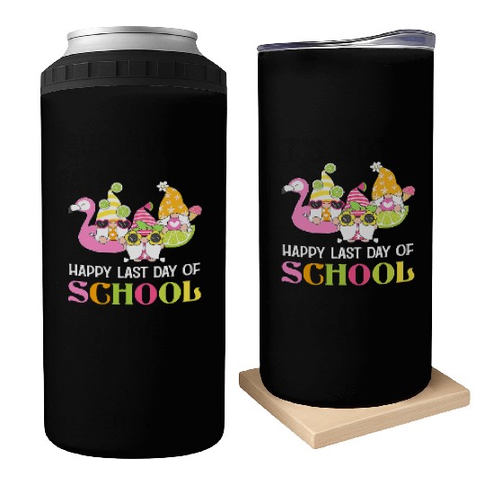 Happy Last Day Of School Teacher Student Graduatio Can Coolers