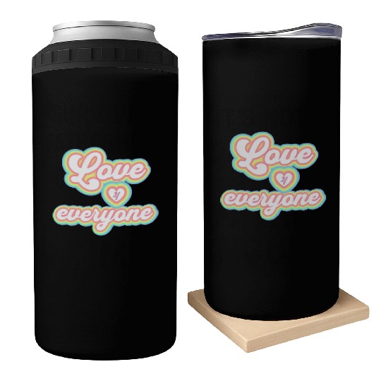Rainbow unisex love for everyone Can Coolers