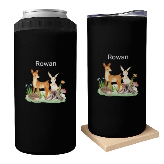 Animal deer rabbit hedgehog Rowan Can Coolers