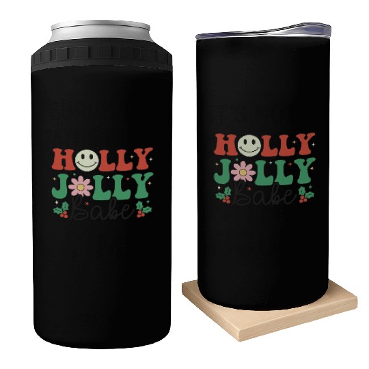 Holly Jolly Babe Can Coolers